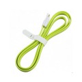 Плоский кабель Lightning/USB магнитный (Зелёный)