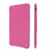 Чехол JisonCase Quilted Smart Cover для iPad mini Retina (Ярко-розовый)