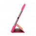 Чехол JisonCase Premium Smart Cover для iPad Air (Ярко-розовый)