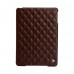 Чехол JisonCase Quilted Leather Smart Case для iPad Air (Коричневый)