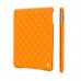 Чехол JisonCase Quilted Leather Smart Case для iPad Air (Жёлтый)